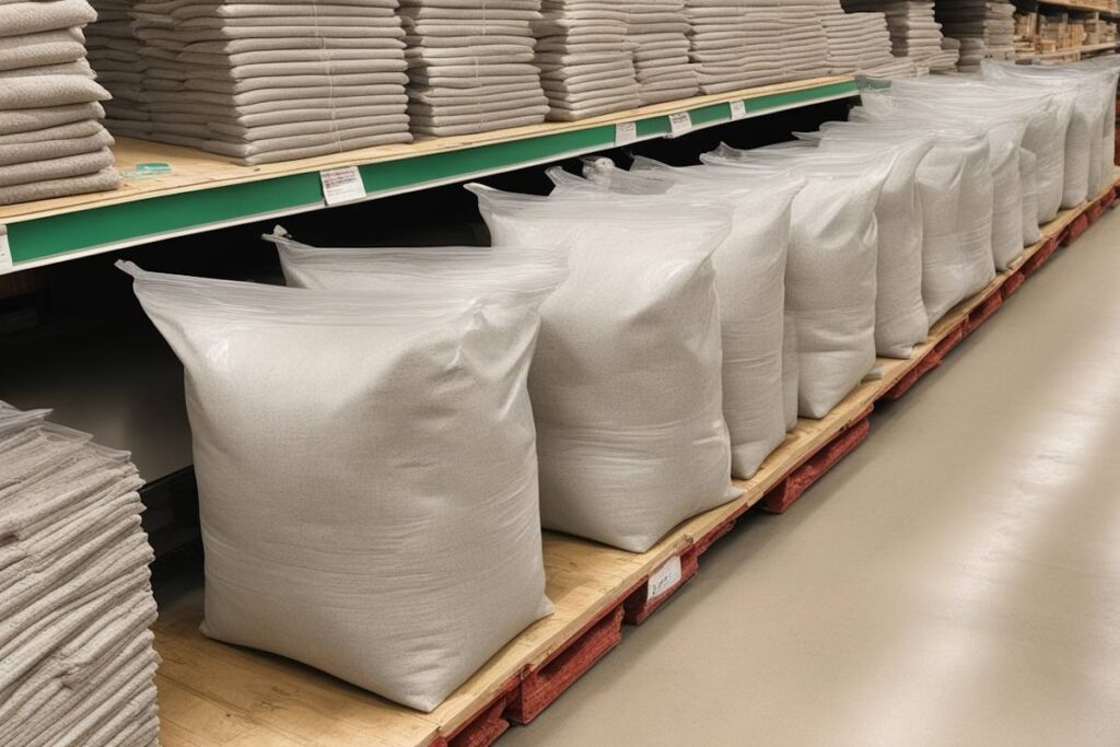Combien de sacs de béton tout prêt pour 1m2
