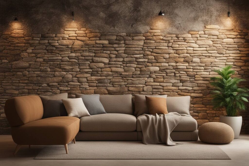 Mur effet pierre