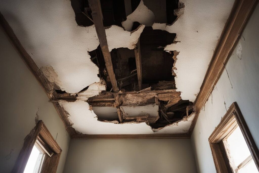 Plafond qui craque ou grince