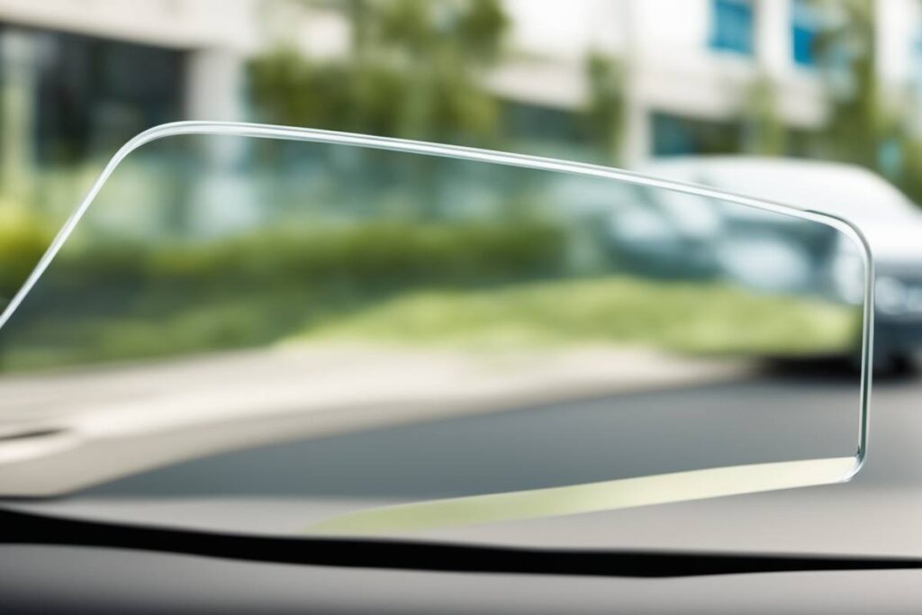 Vitre en plexiglas pour voiture