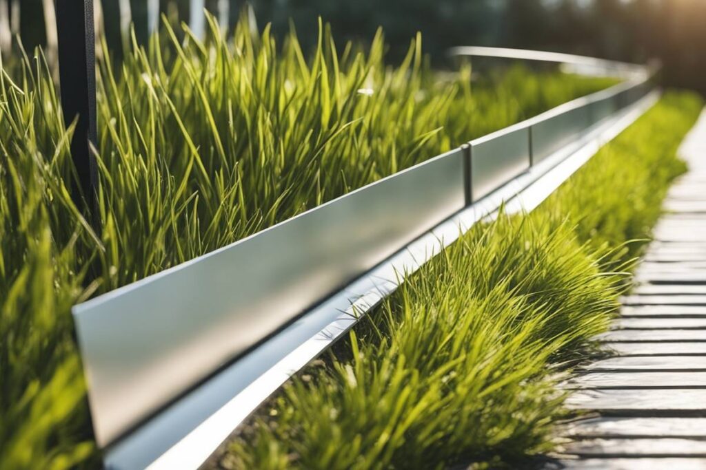 bordure en metal jardin