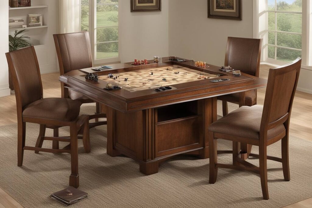table de jeux de société