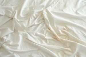 Comment enlever une tache de sang sur un drap blanc ?