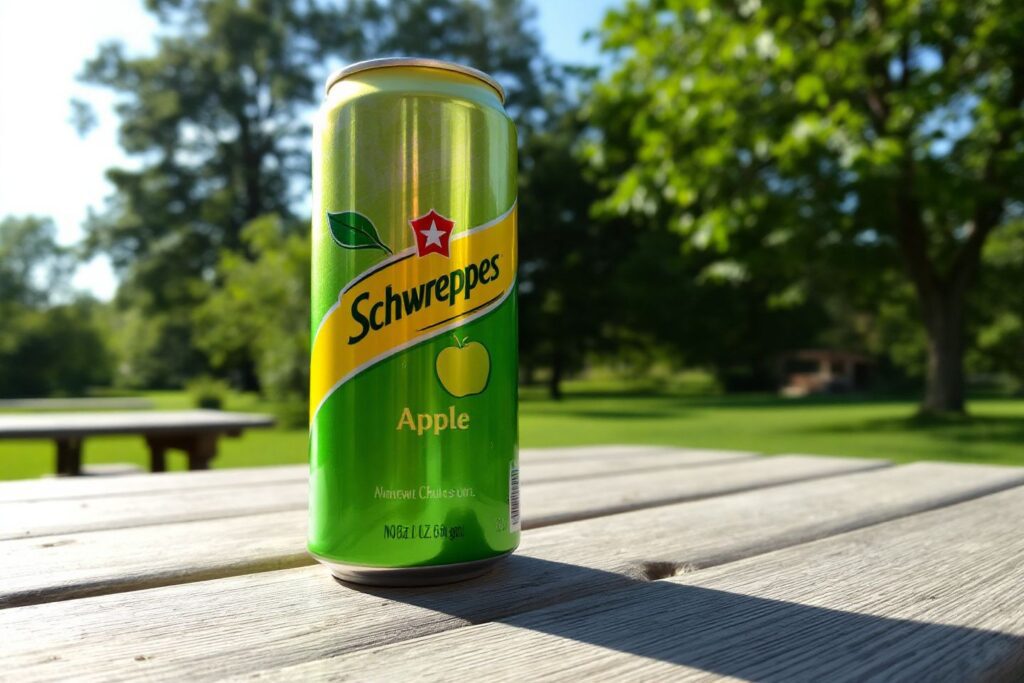 La canette Schweppes Pomme : une simple boisson ou un souvenir ?