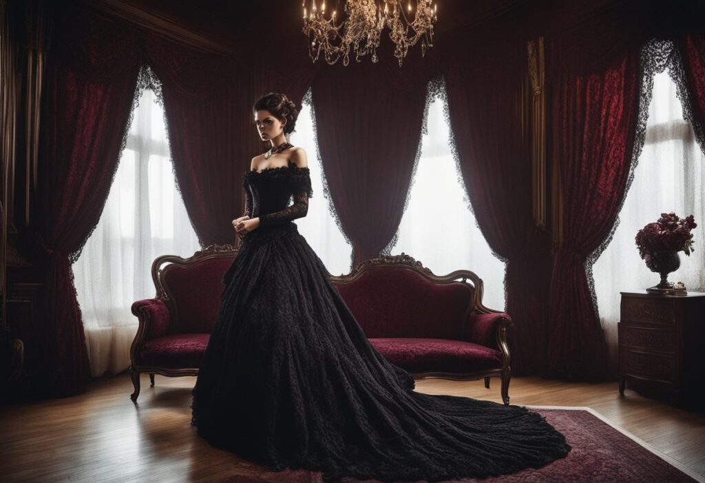 Robe victorienne gothique